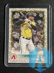 2022 Topps Walmart Holiday Metallic #HW3 Christian Walker Arizona Diamondbacks